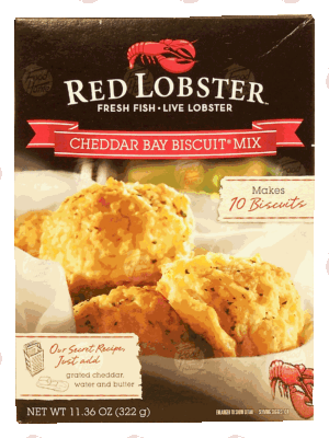 Red Lobster cheddar bay biscuit mix, makes 10 biscuits 11.36 ounce