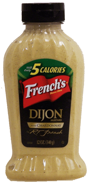 French's dijon mustard with chardonnay 12 ounce