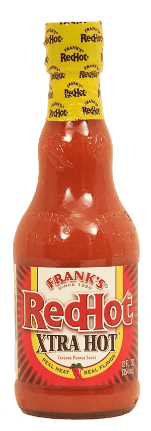 Frank's Red Hot Xtra Hot cayenne pepper sauce 12 fluid ounce