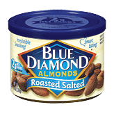 Blue Diamond roasted salted almonds 6 ounce