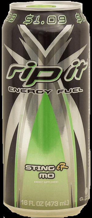 Rip It Sting-eR Mo energy fuel carbonated beverage 16 fluid ounce