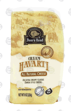 Boar's Head cream havarti cheese block 8 ounce
