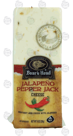 Boar's Head jalapeno pepper jack cheese block 8 ounce