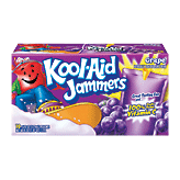 Kool-Aid Jammers grape flavored juice drink, 10 6-fl. oz. pouches, 5% pear juice 60 fluid ounce