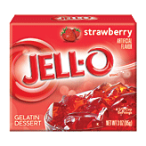 Jell-o Gelatin Dessert Strawberry 3 ounce