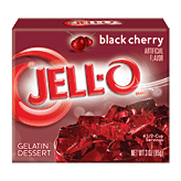 Jell-o Gelatin Dessert Black Cherry 3 ounce