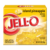 Jell-o Gelatin Dessert Island Pineapple 3 ounce