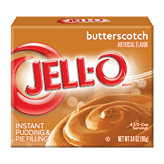Jell-o Pudding & Pie Filling Instant Butterscotch 3.4 ounce