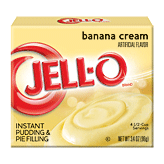 Jell-o Pudding & Pie Filling Instant Banana Cream 3.4 ounce