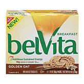 Nabisco Belvita breakfast biscuits, golden oat, 5 packs 8.8 ounce