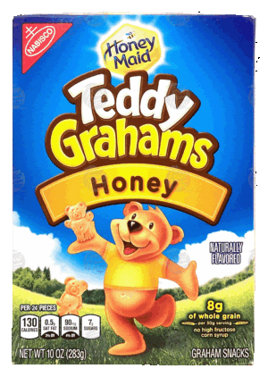 Nabisco Honey Maid teddy grahams; honey graham snacks 10 ounce
