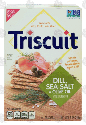 Nabisco Triscuit dill sea salt & olive oil flavor crackers 8.5 ounce
