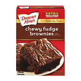 Duncan Hines Brownies Family Style Chewy Fudge 21 ounce