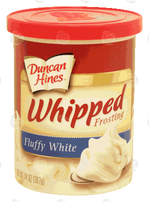 Duncan Hines Whipped fluffy white frosting 14 ounce