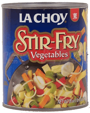 La Choy stir fry vegetables 28 ounce