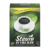 Stevia in the Raw Extract sweetener, zero calorie, natural, 50-packets 1.75 ounce