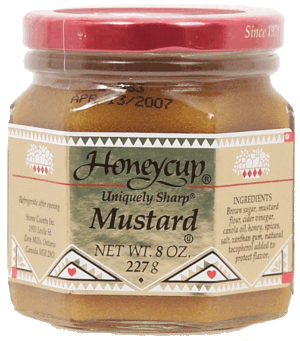 Honeycup uniquely sharp mustard 8 ounce