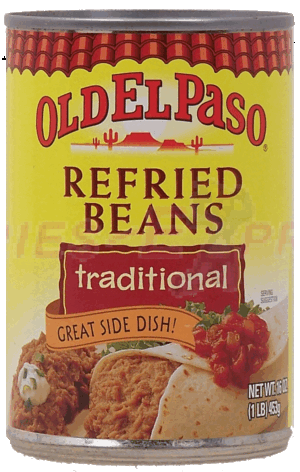 Old El Paso traditional refried beans 16 ounce