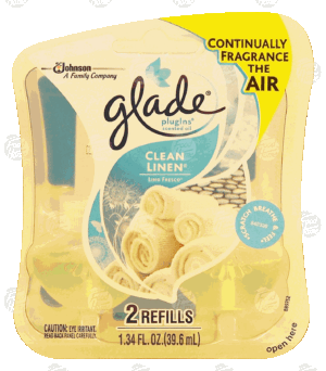 Glade plugins clean scented oil refills, 2-count 1.34 fluid ounce