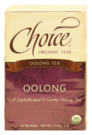 Choice oolong organic tea, 16-bags 1.1 ounce