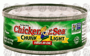 Chicken Of The Sea chunk light tuna in oil 5 ounce