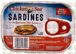Chicken Of The Sea sardines in louisiana hot sauce 3.75 ounce