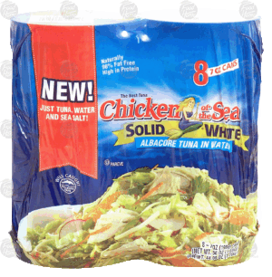 Chicken Of The Sea solid white albacore tuna in water, 7-oz. cans 8 count