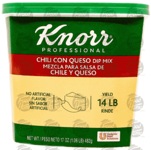 Knorr Professional chili con queso dip mix, yield 14 lb. 17 ounce
