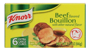 Knorr Bouillon Beef Cubes Extra Large 6 Ct 2.3 ounce