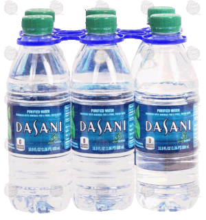 Dasani purified water enhanced with minerals for a pure, fresh taste, 6- 16.9 fl oz bottles 6 pack