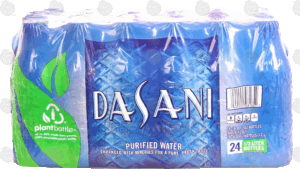 Dasani purified water, 24- 16.9 fl oz bottles 24 pack