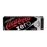 Coca-Cola cola soda pop, zero calories, 12-fl. oz. cans 144 fluid ounce