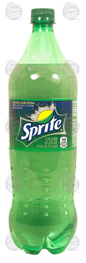 Sprite lemon lime carbonated soda 1.25