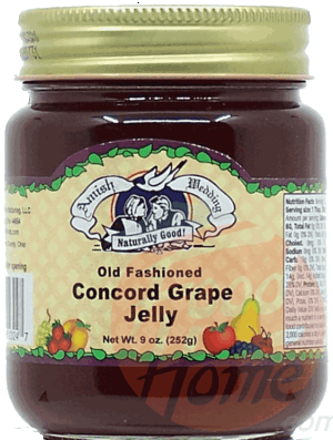 Amish Wedding Old Fashioned concord grape jelly 9 ounce