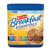 Nestle Carnation Breakfast Essentials; rich milk chocolate dry drink mix 17.7 ounce