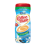 Nestle Coffee-mate sugar free french vanilla flavored coffee creamer, powder 10.2 ounce