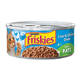 Friskies Wet Cat Food Liver & Chicken Dinner 5.5 ounce