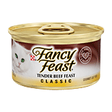 Fancy Feast Cat Food Tender Beef Feast 3 ounce