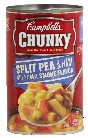Campbell's Chunky split pea & ham soup that eats like a meal 19 ounce