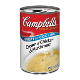 Campbell's Great For Cooking cream of chicken & mushroom condensed soup 10.75 ounce