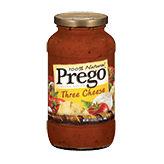 Prego three cheese pasta sauce 26 ounce