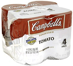 Campbell's condensed tomato soup 4-pack 10.75 ounce