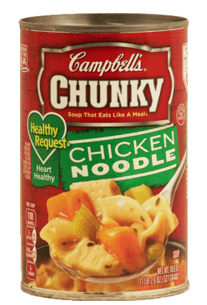 Campbell's Chunky Healthy Request; chicken noodle prepared soup 18.6 ounce