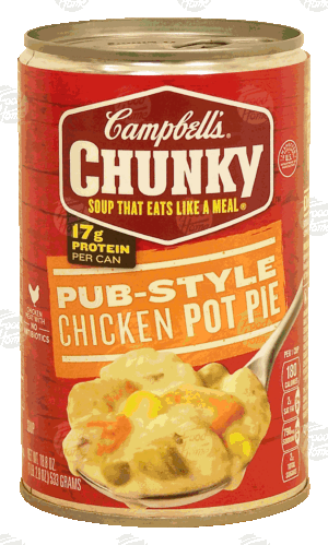 Campbell's Chunky pub-style chicken pot pie soup 18.8 ounce