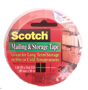 Scotch mailing & storage tape, 1.88 in x 54.6 yd 1 count