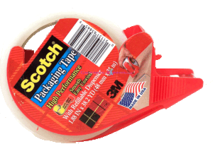 Scotch tape with dispenser, 1.88-inch x 38.2-yard 1 count