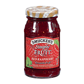 Smucker's Spreadable Fruit Simply Fruit Red Raspberry 10 ounce