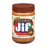 Jif Natural cream peanut butter 28 ounce