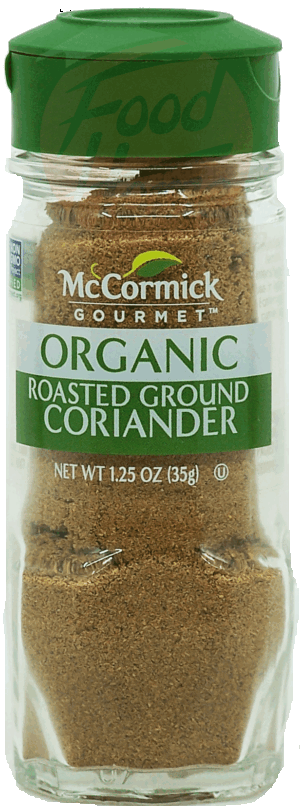 McCormick Gourmet coriander, roasted, ground, organic 1.25 ounce