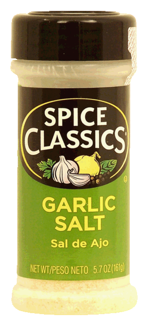 Spice Classics garlic salt 5.7 ounce